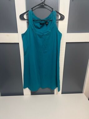 Athleta Teal Scoop-Neck Racerback Tank